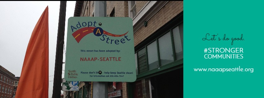 NAAAP Seattle Adopt-a-Street CleanUp and Lunch