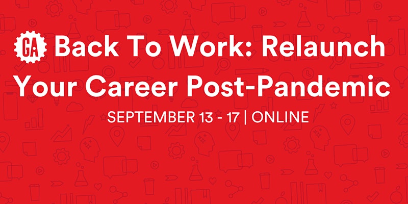 Online Workshops: Back to Work – ReLaunch Your Career