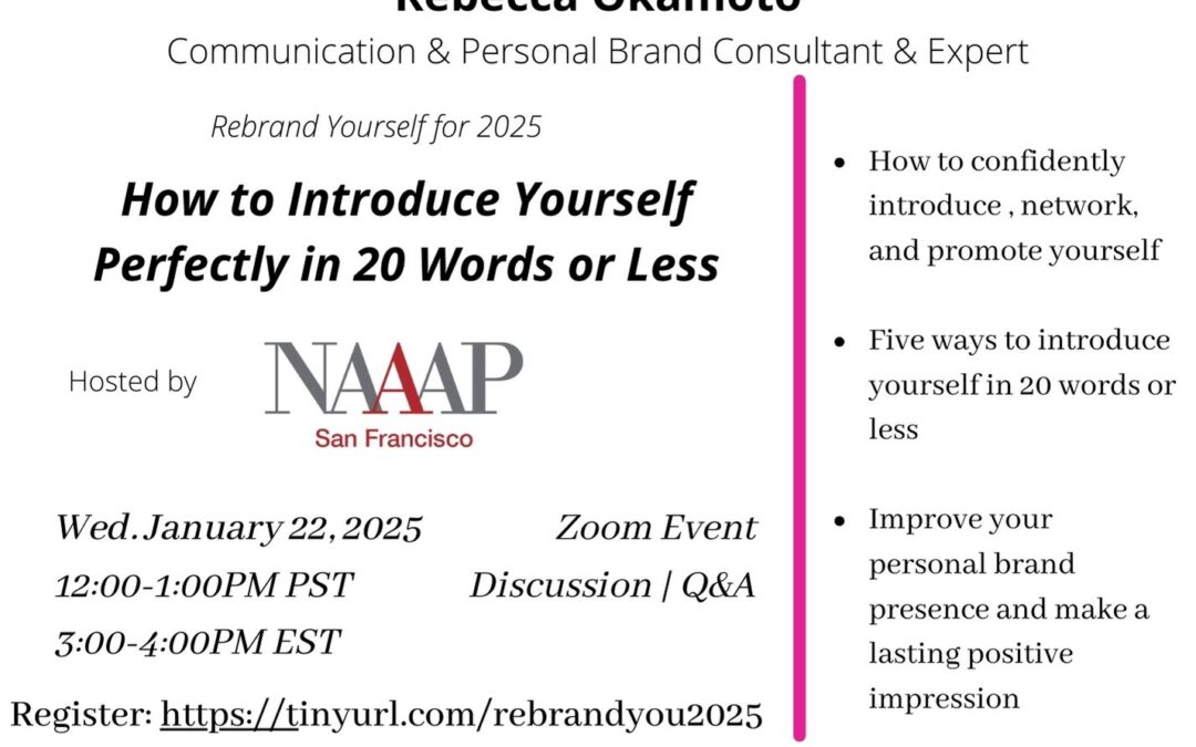 How to Introduce Yourself Perfectly in 20 Words or Less